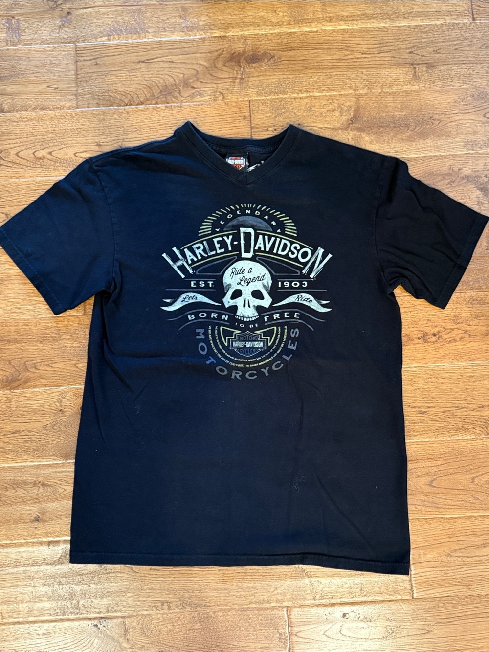 Harley Davidson v-neck shirt